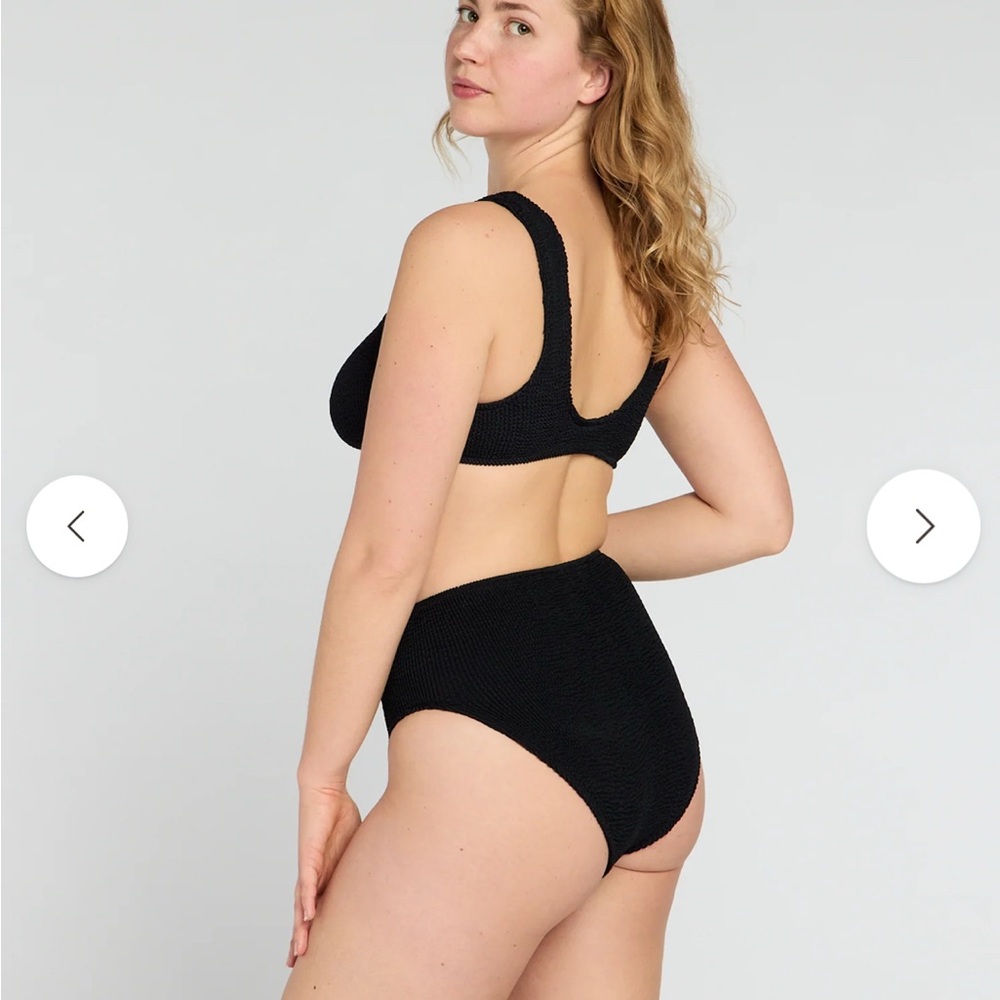 Black Textured Youswim bikini